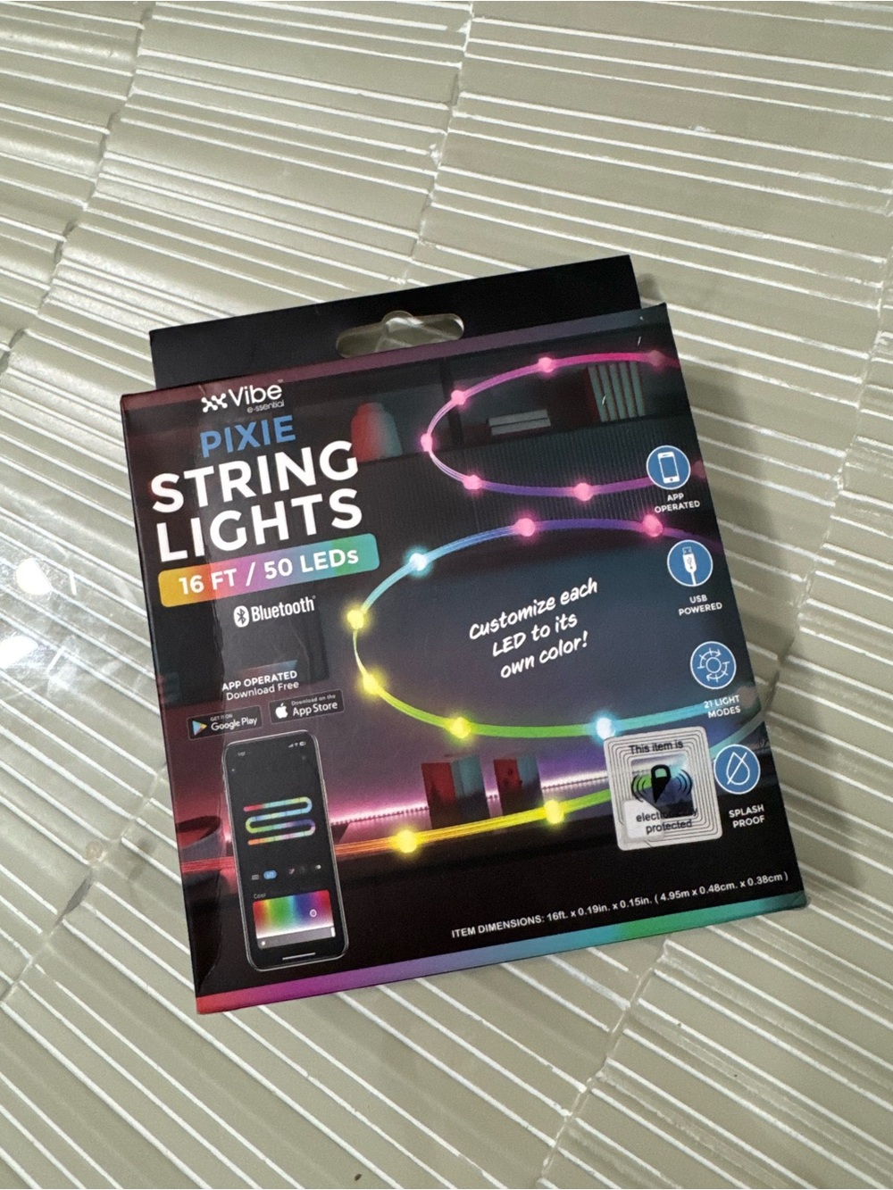 Vibe Pixie Multicolor LED String Lights